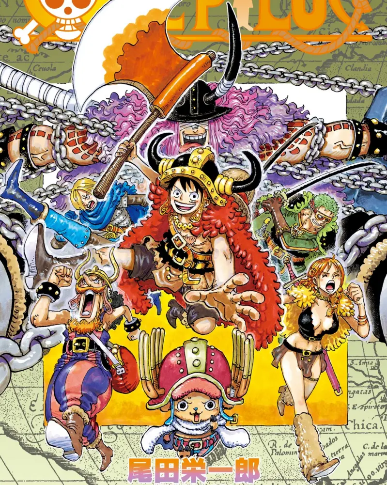 Monkey D. Luffy: The fearless captain dreaming of becoming the Pirate King. 1 Luffy in Elbaf scenery